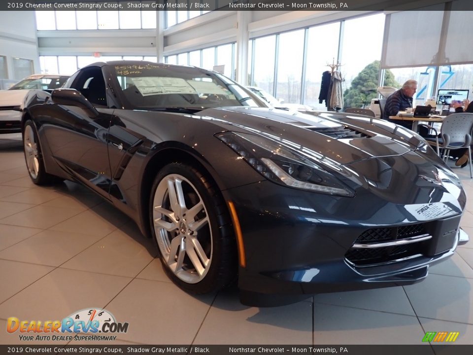 2019 Chevrolet Corvette Stingray Coupe Shadow Gray Metallic / Black Photo #11