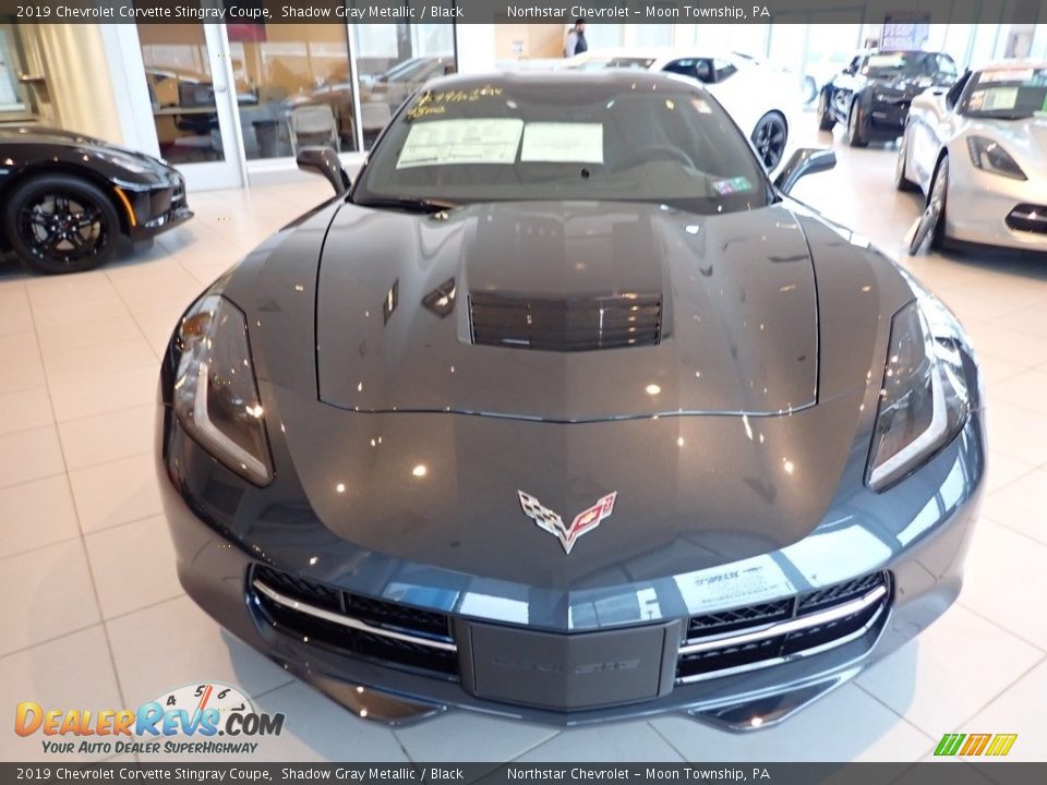 2019 Chevrolet Corvette Stingray Coupe Shadow Gray Metallic / Black Photo #12