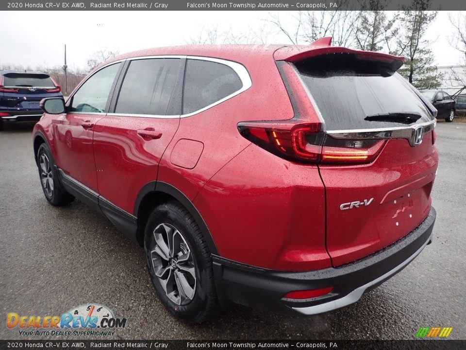 2020 Honda CR-V EX AWD Radiant Red Metallic / Gray Photo #2