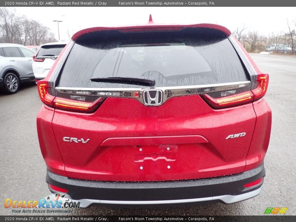 2020 Honda CR-V EX AWD Radiant Red Metallic / Gray Photo #3