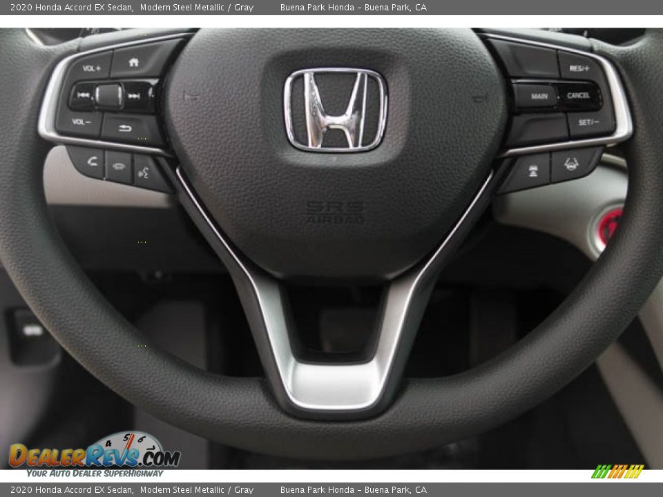 2020 Honda Accord EX Sedan Modern Steel Metallic / Gray Photo #20