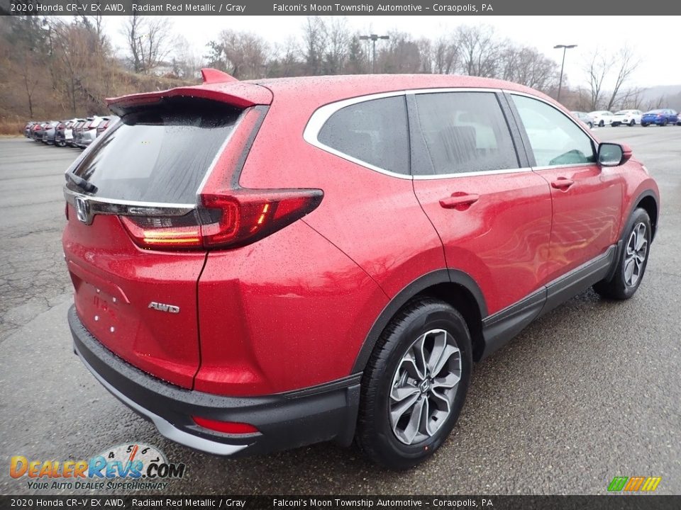 2020 Honda CR-V EX AWD Radiant Red Metallic / Gray Photo #4
