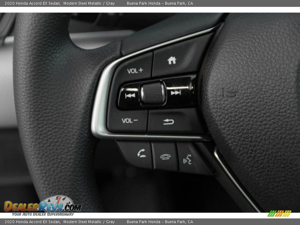 2020 Honda Accord EX Sedan Modern Steel Metallic / Gray Photo #21