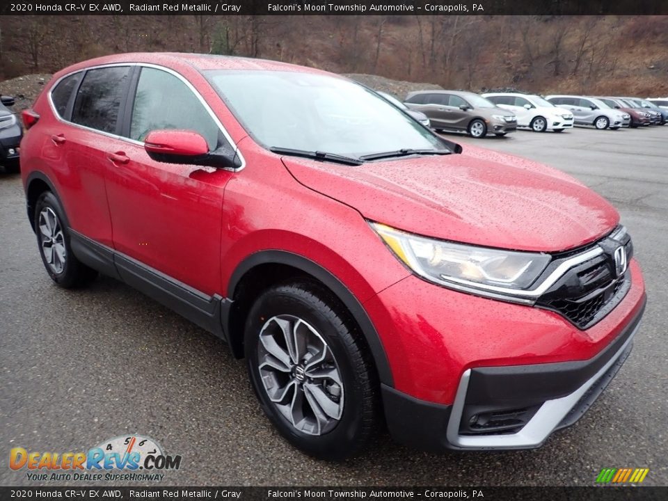 2020 Honda CR-V EX AWD Radiant Red Metallic / Gray Photo #5