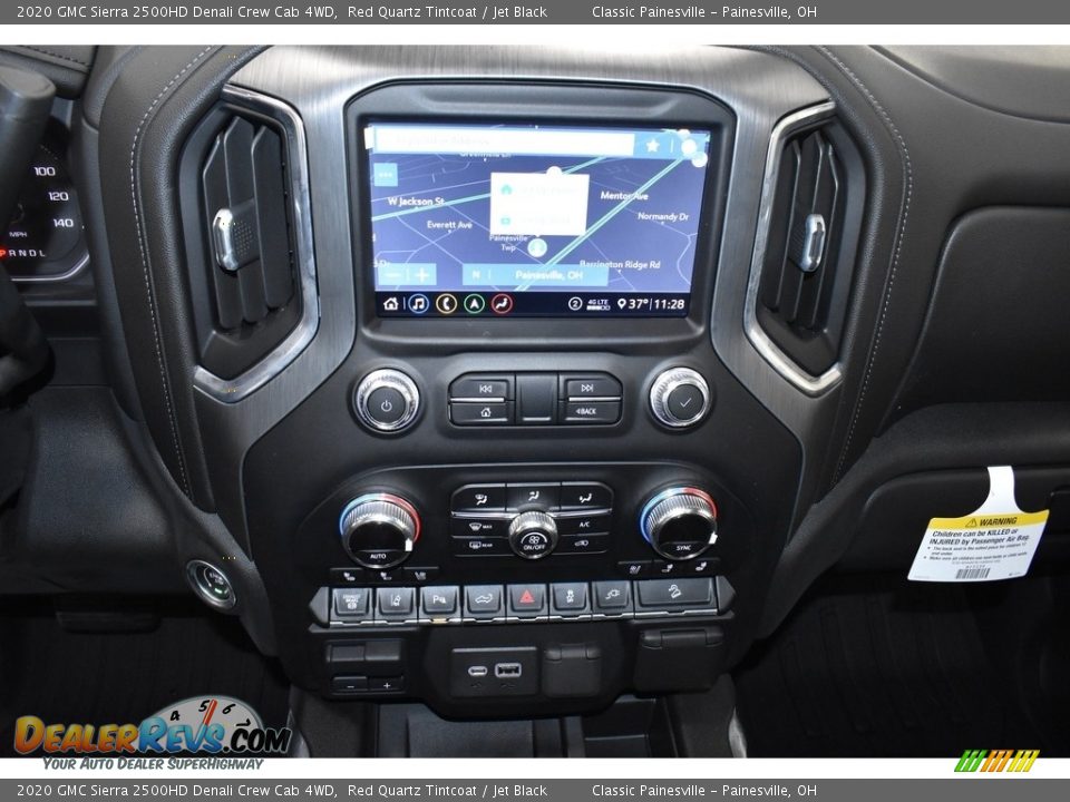2020 GMC Sierra 2500HD Denali Crew Cab 4WD Red Quartz Tintcoat / Jet Black Photo #3