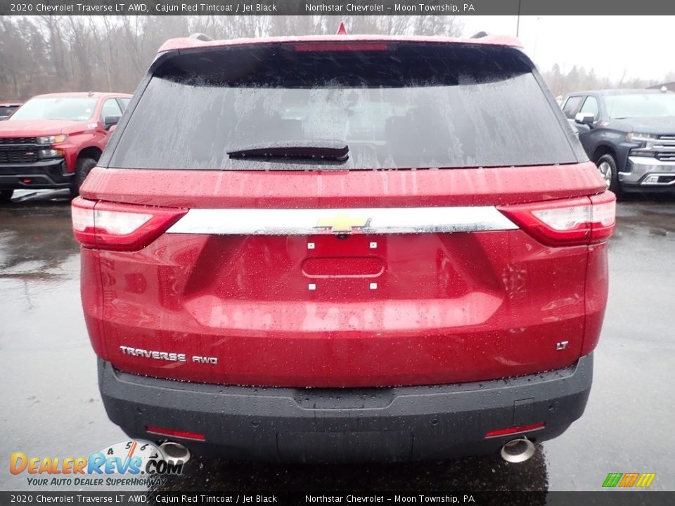 2020 Chevrolet Traverse LT AWD Cajun Red Tintcoat / Jet Black Photo #4