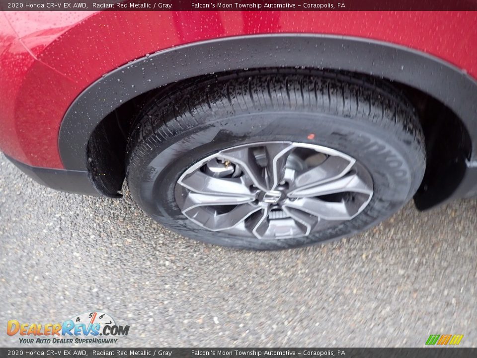 2020 Honda CR-V EX AWD Radiant Red Metallic / Gray Photo #7