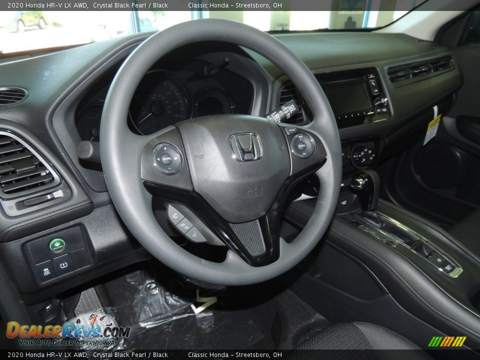 2020 Honda HR-V LX AWD Crystal Black Pearl / Black Photo #11