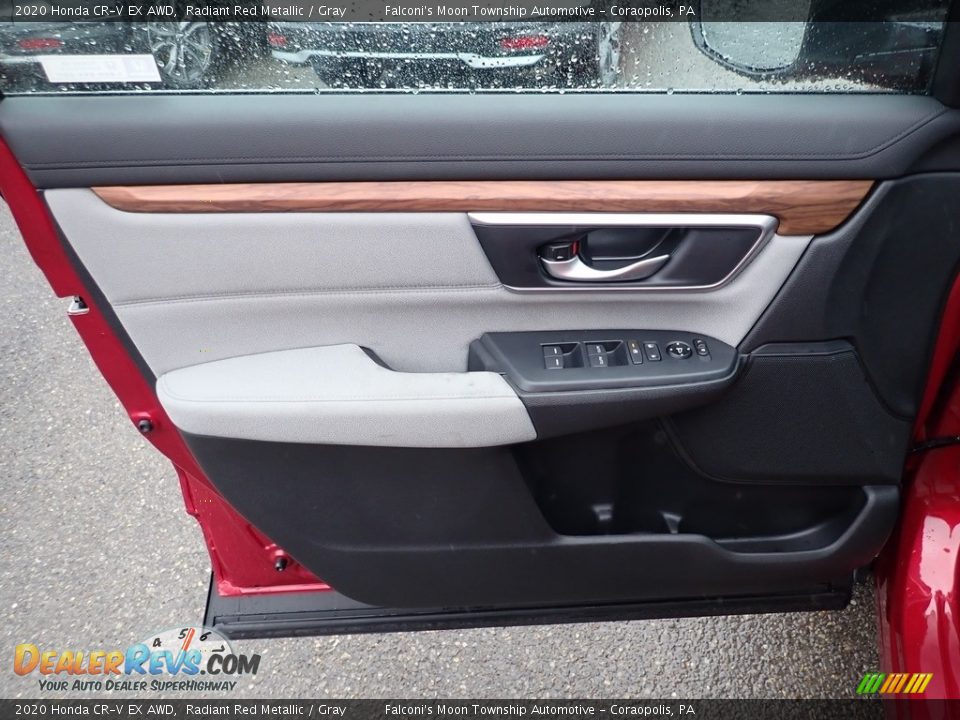 2020 Honda CR-V EX AWD Radiant Red Metallic / Gray Photo #11