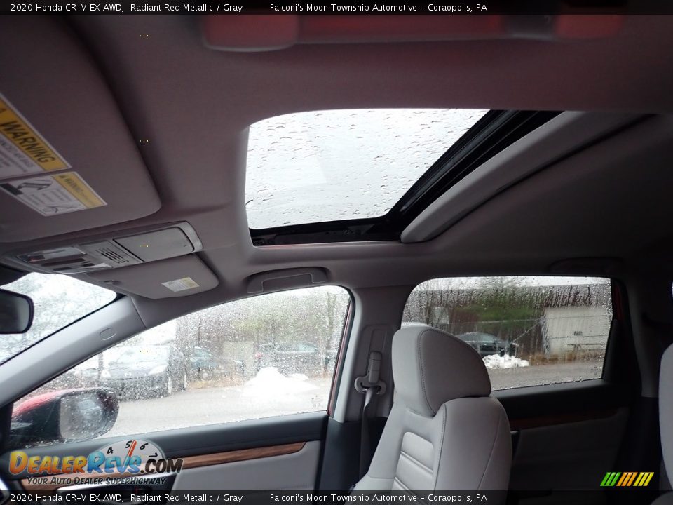 2020 Honda CR-V EX AWD Radiant Red Metallic / Gray Photo #13