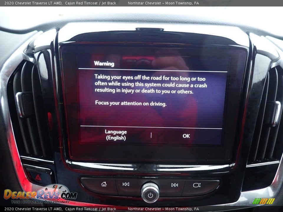 2020 Chevrolet Traverse LT AWD Cajun Red Tintcoat / Jet Black Photo #17