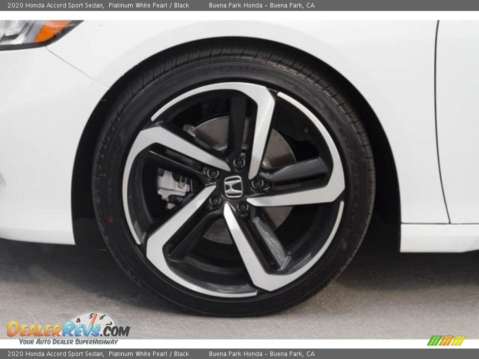 2020 Honda Accord Sport Sedan Platinum White Pearl / Black Photo #13