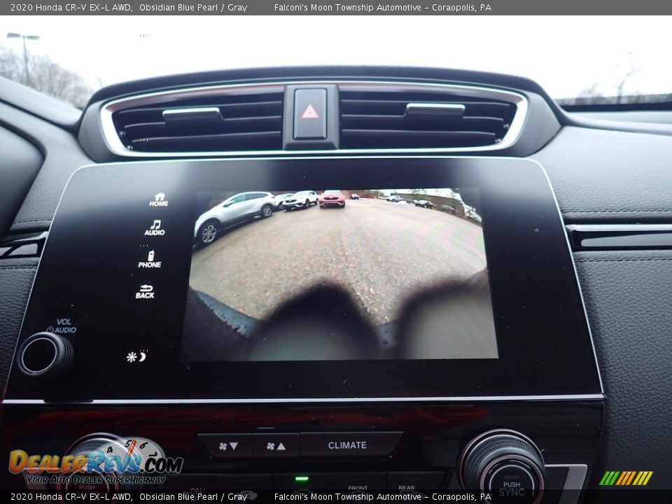 2020 Honda CR-V EX-L AWD Obsidian Blue Pearl / Gray Photo #15