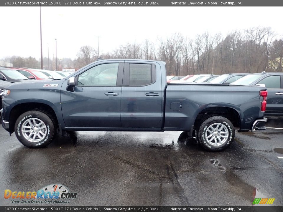 2020 Chevrolet Silverado 1500 LT Z71 Double Cab 4x4 Shadow Gray Metallic / Jet Black Photo #2