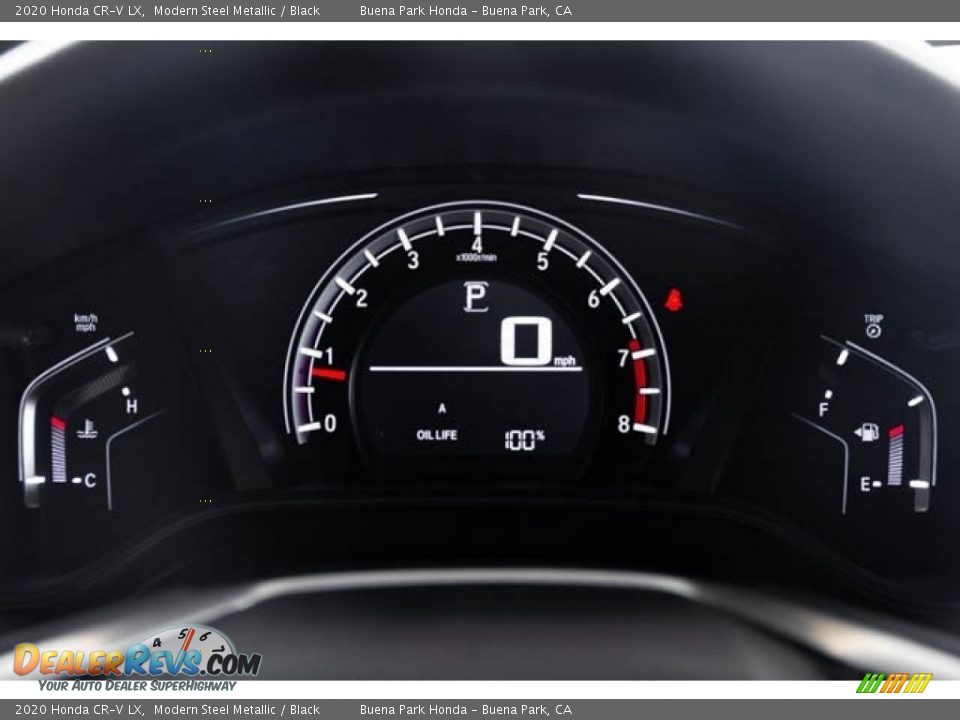 2020 Honda CR-V LX Modern Steel Metallic / Black Photo #9