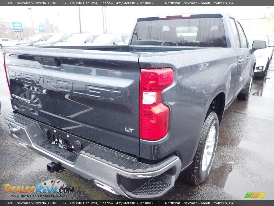 2020 Chevrolet Silverado 1500 LT Z71 Double Cab 4x4 Shadow Gray Metallic / Jet Black Photo #5