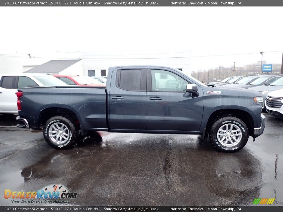 2020 Chevrolet Silverado 1500 LT Z71 Double Cab 4x4 Shadow Gray Metallic / Jet Black Photo #6