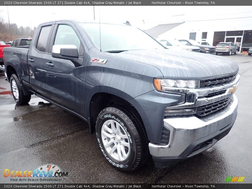 2020 Chevrolet Silverado 1500 LT Z71 Double Cab 4x4 Shadow Gray Metallic / Jet Black Photo #7