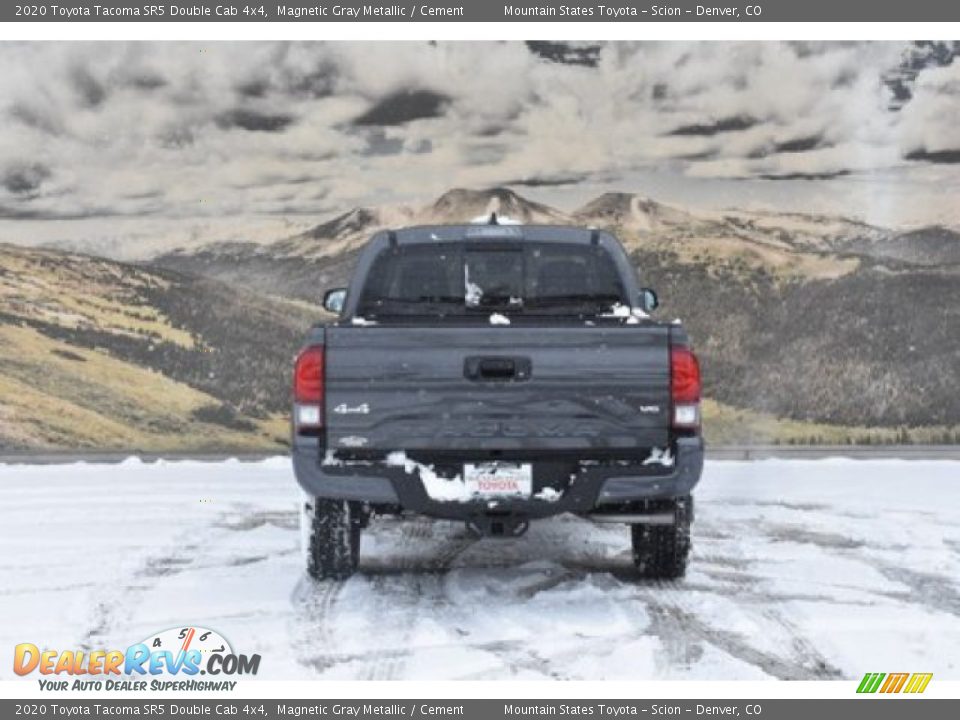 2020 Toyota Tacoma SR5 Double Cab 4x4 Magnetic Gray Metallic / Cement Photo #4