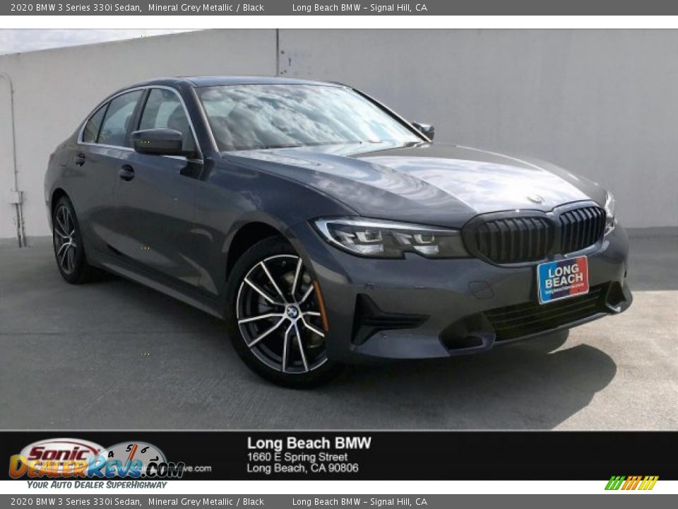 2020 BMW 3 Series 330i Sedan Mineral Grey Metallic / Black Photo #1