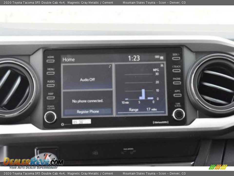 2020 Toyota Tacoma SR5 Double Cab 4x4 Magnetic Gray Metallic / Cement Photo #8