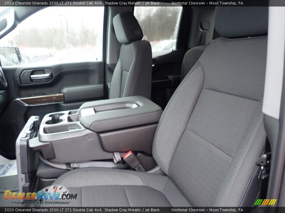 2020 Chevrolet Silverado 1500 LT Z71 Double Cab 4x4 Shadow Gray Metallic / Jet Black Photo #14