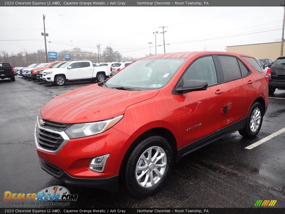 2020 Chevrolet Equinox LS AWD Cayenne Orange Metallic / Ash Gray Photo #1