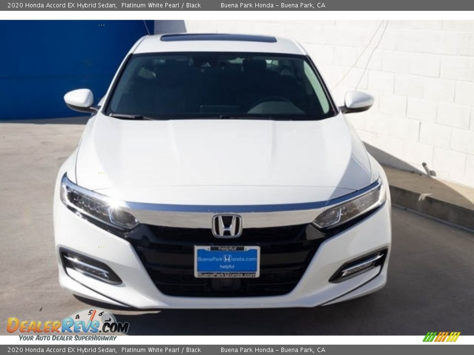 2020 Honda Accord EX Hybrid Sedan Platinum White Pearl / Black Photo #3