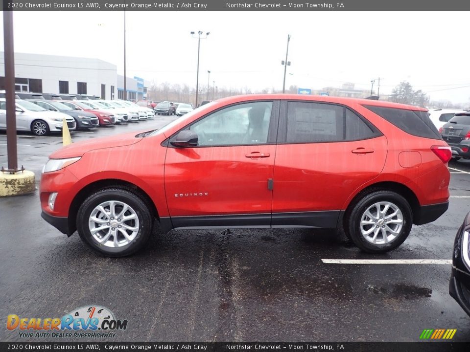 2020 Chevrolet Equinox LS AWD Cayenne Orange Metallic / Ash Gray Photo #2