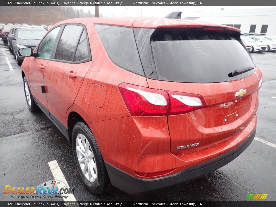 2020 Chevrolet Equinox LS AWD Cayenne Orange Metallic / Ash Gray Photo #3