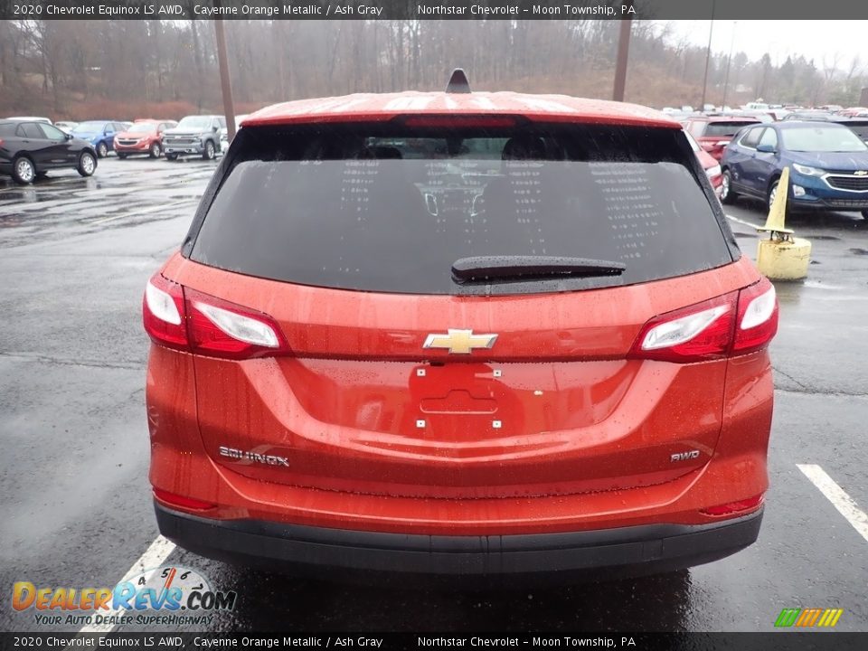 2020 Chevrolet Equinox LS AWD Cayenne Orange Metallic / Ash Gray Photo #4