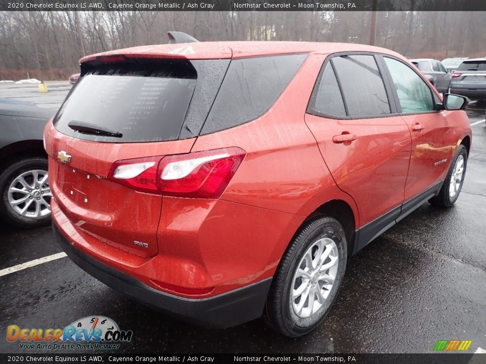 2020 Chevrolet Equinox LS AWD Cayenne Orange Metallic / Ash Gray Photo #5