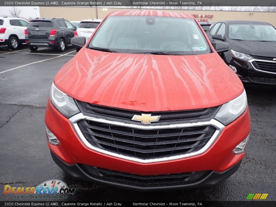 2020 Chevrolet Equinox LS AWD Cayenne Orange Metallic / Ash Gray Photo #7