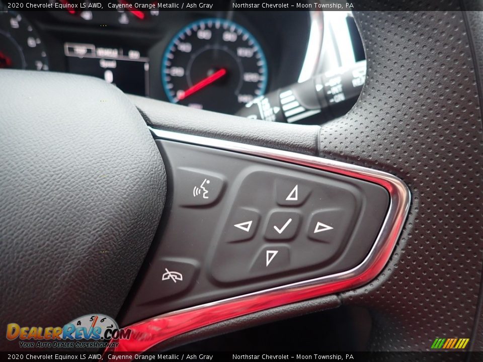 2020 Chevrolet Equinox LS AWD Cayenne Orange Metallic / Ash Gray Photo #18