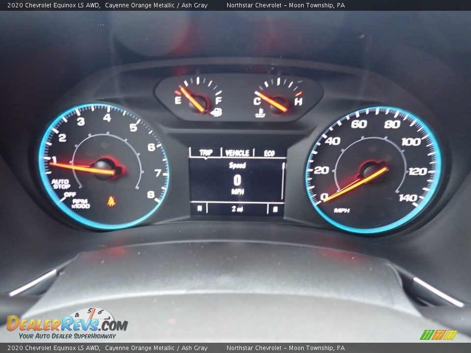 2020 Chevrolet Equinox LS AWD Cayenne Orange Metallic / Ash Gray Photo #20