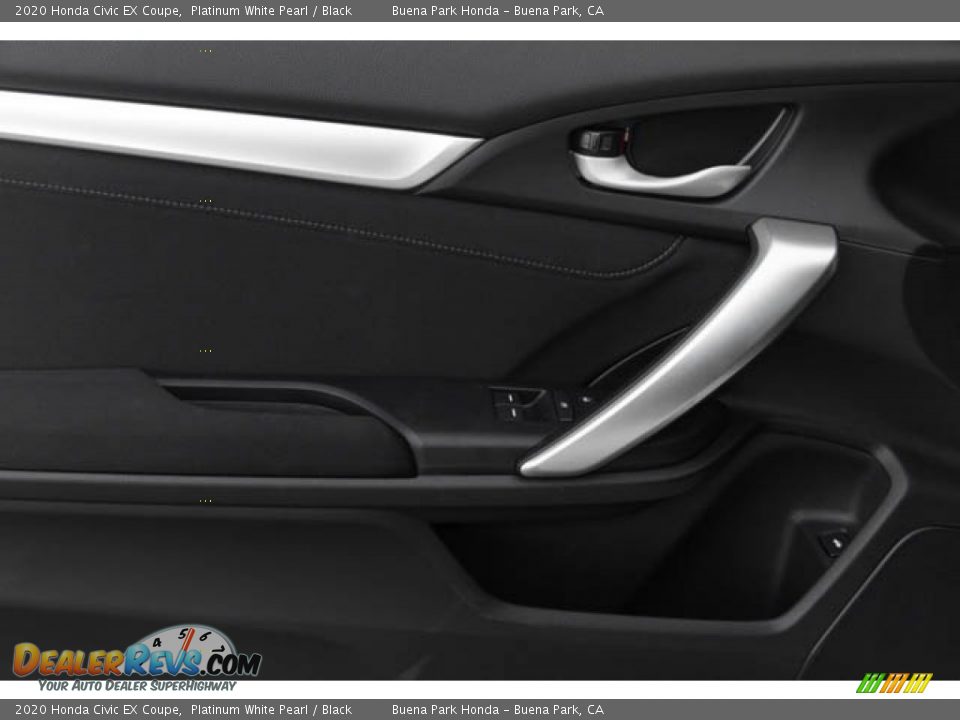 2020 Honda Civic EX Coupe Platinum White Pearl / Black Photo #33