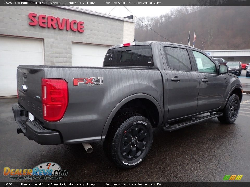 2020 Ford Ranger Lariat SuperCrew 4x4 Magnetic / Ebony Photo #2