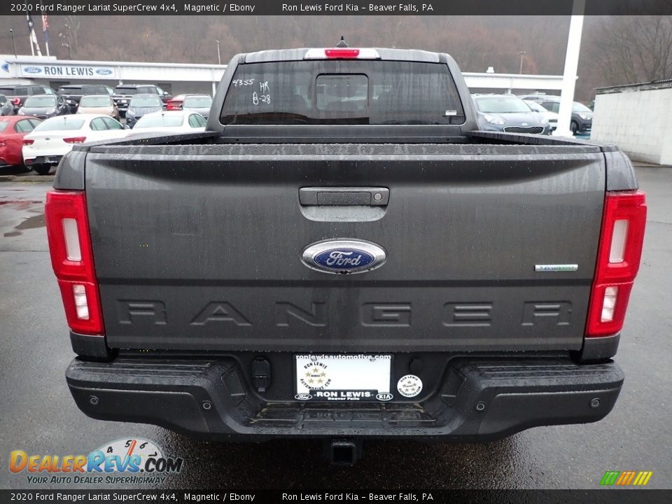 2020 Ford Ranger Lariat SuperCrew 4x4 Magnetic / Ebony Photo #3