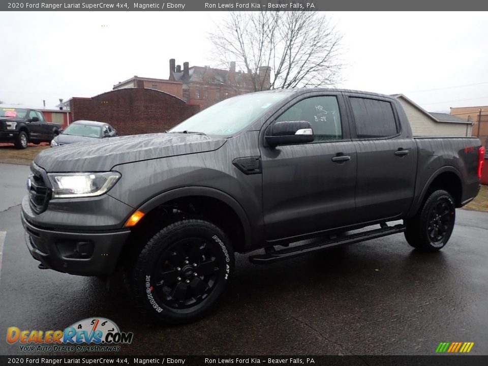2020 Ford Ranger Lariat SuperCrew 4x4 Magnetic / Ebony Photo #6