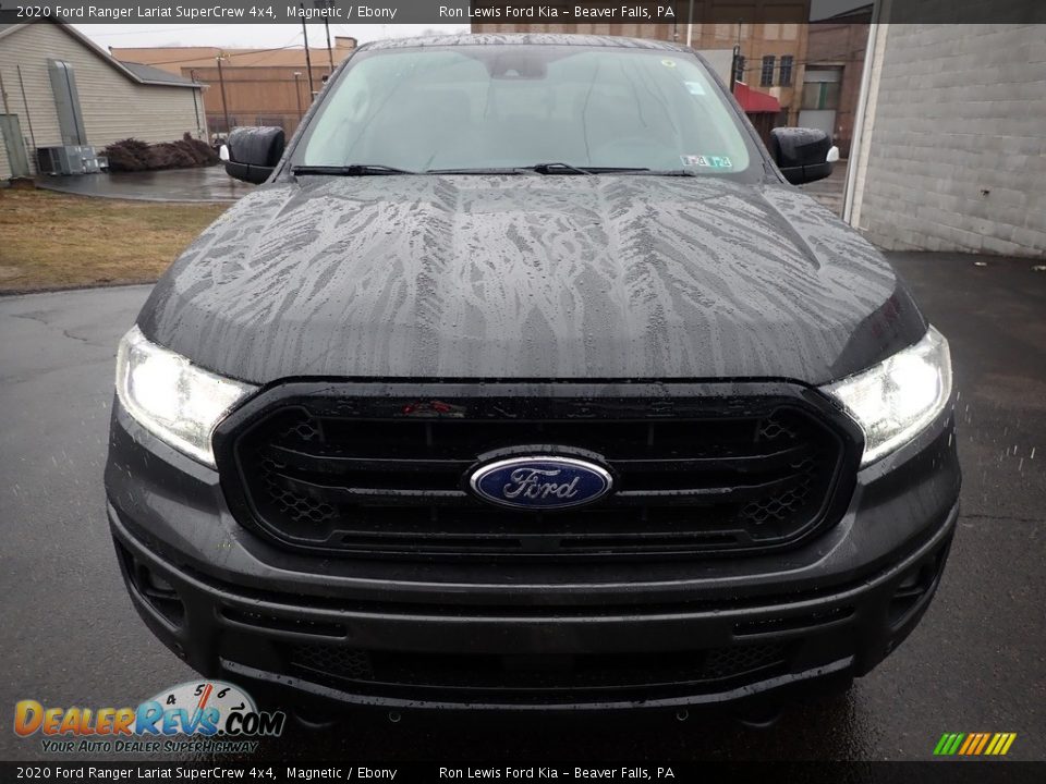 2020 Ford Ranger Lariat SuperCrew 4x4 Magnetic / Ebony Photo #7