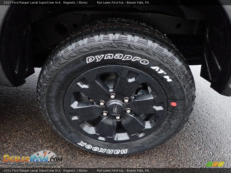 2020 Ford Ranger Lariat SuperCrew 4x4 Magnetic / Ebony Photo #9
