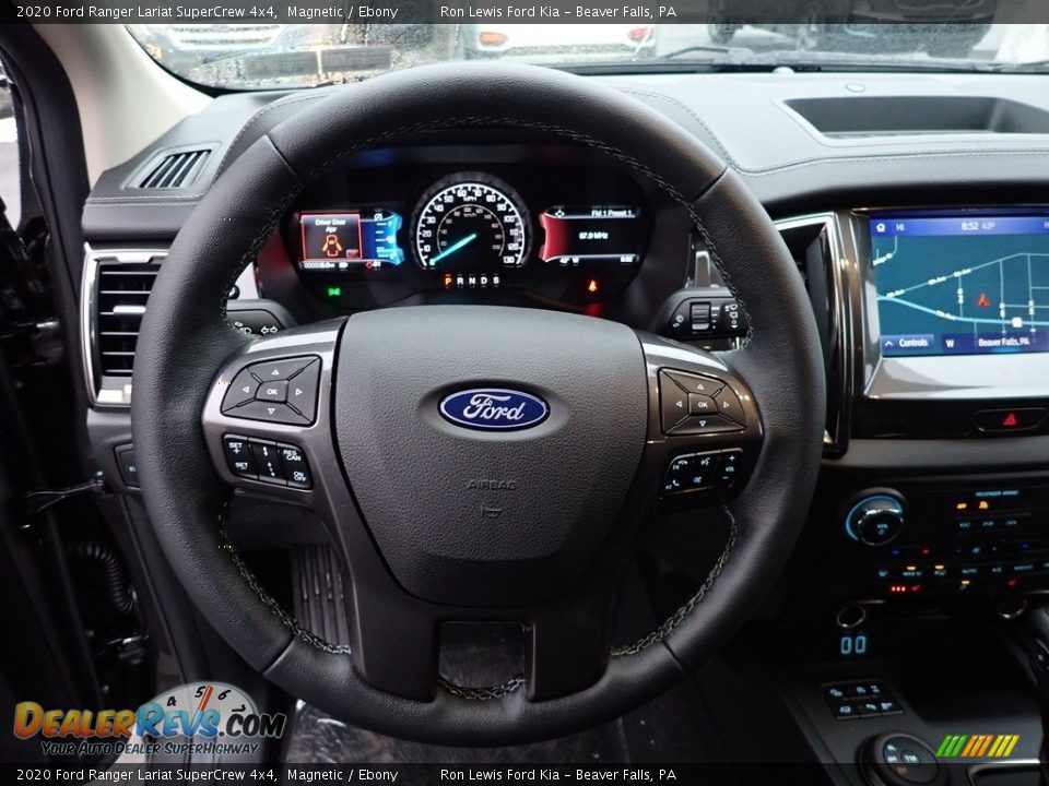 2020 Ford Ranger Lariat SuperCrew 4x4 Magnetic / Ebony Photo #16