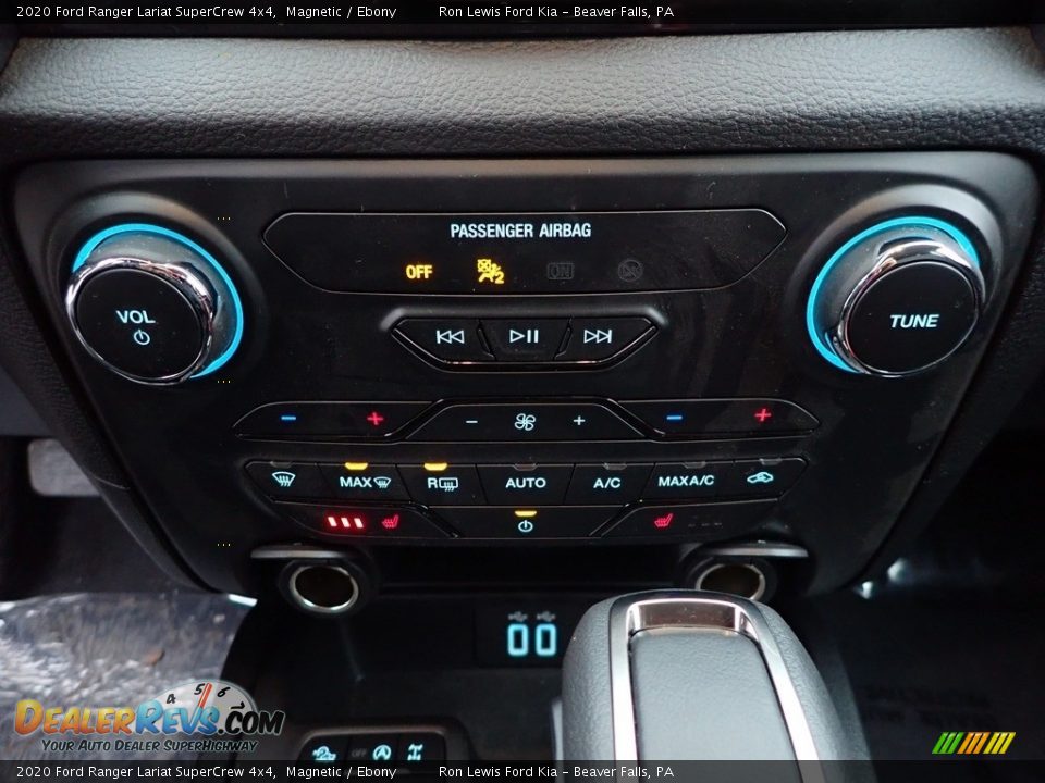 2020 Ford Ranger Lariat SuperCrew 4x4 Magnetic / Ebony Photo #20