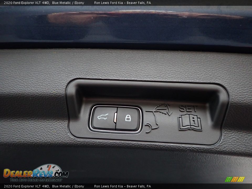 2020 Ford Explorer XLT 4WD Blue Metallic / Ebony Photo #5