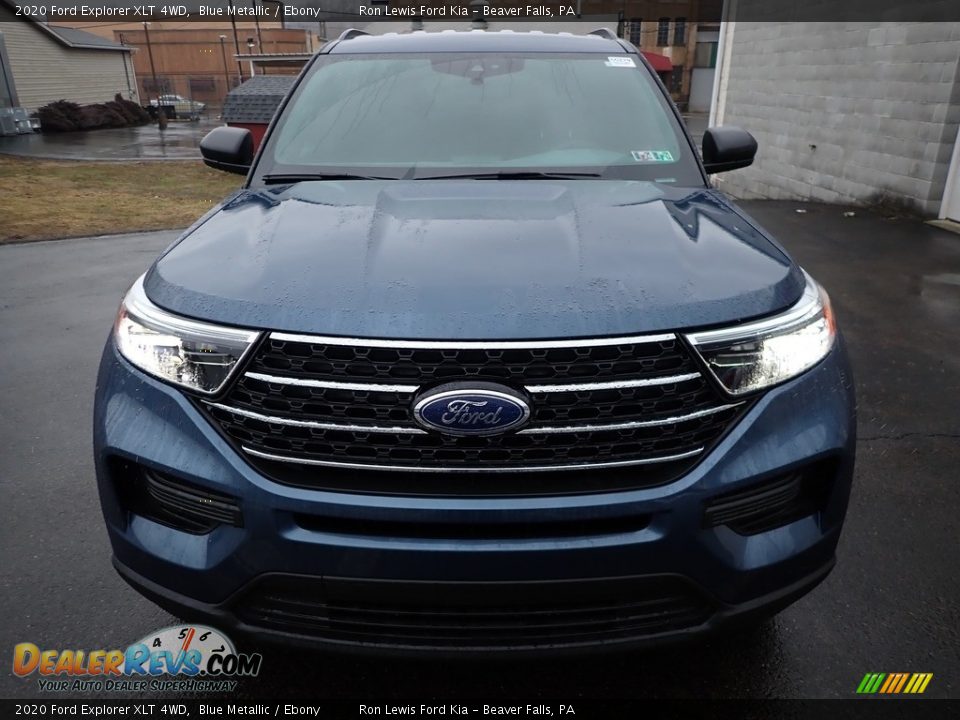 2020 Ford Explorer XLT 4WD Blue Metallic / Ebony Photo #9