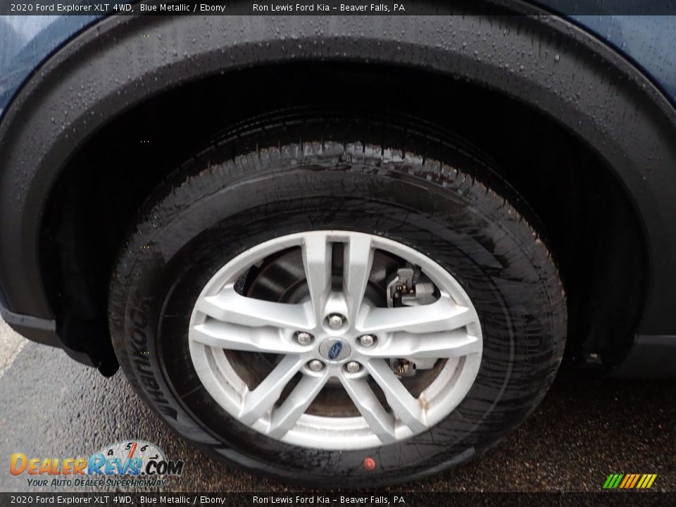 2020 Ford Explorer XLT 4WD Blue Metallic / Ebony Photo #11