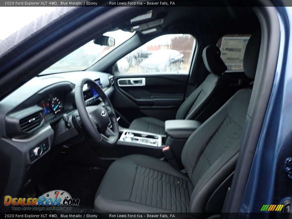 2020 Ford Explorer XLT 4WD Blue Metallic / Ebony Photo #14