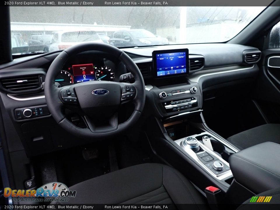 2020 Ford Explorer XLT 4WD Blue Metallic / Ebony Photo #16