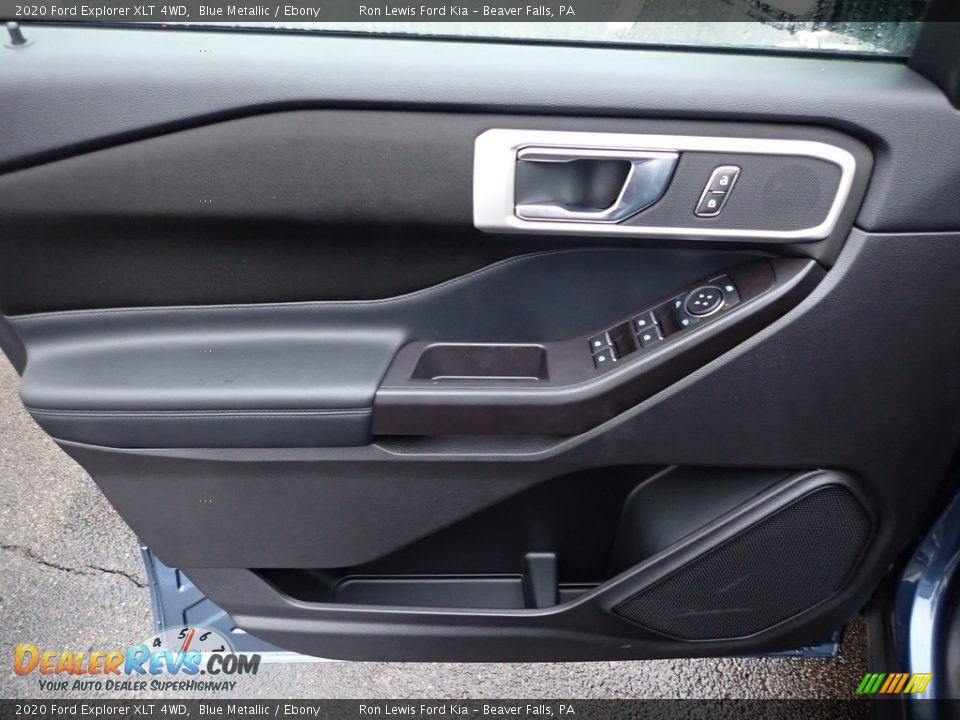 2020 Ford Explorer XLT 4WD Blue Metallic / Ebony Photo #17