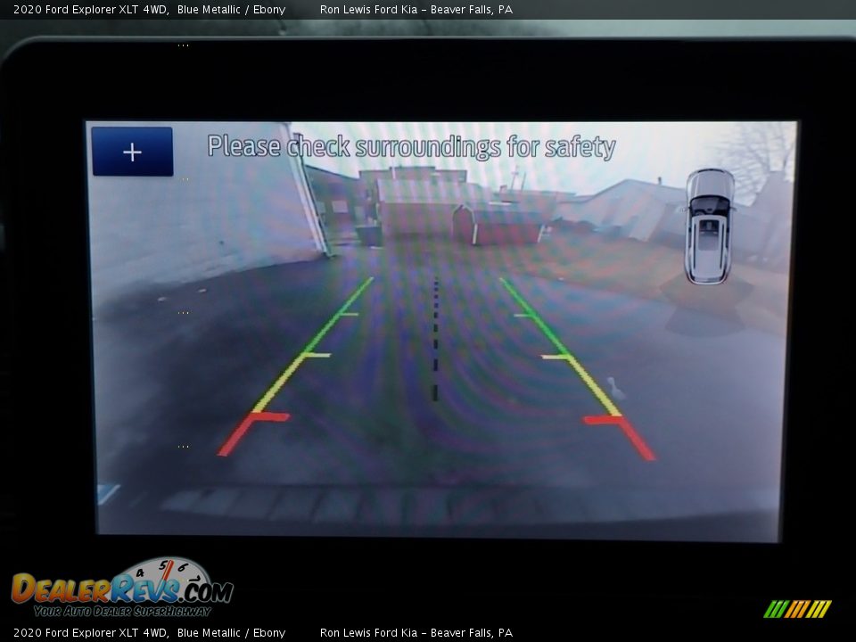 2020 Ford Explorer XLT 4WD Blue Metallic / Ebony Photo #19